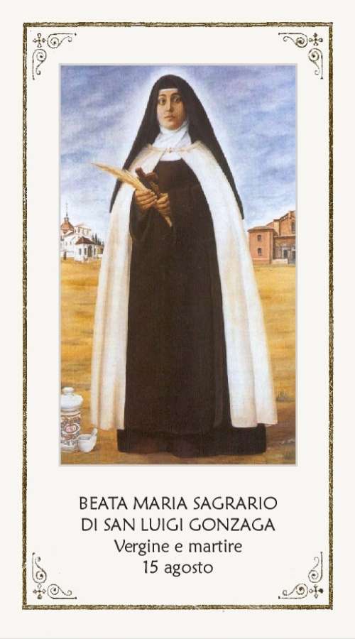 Beata Maria Sagrario di San Luigi Gonzaga (Elvira Moragas Cantarero)