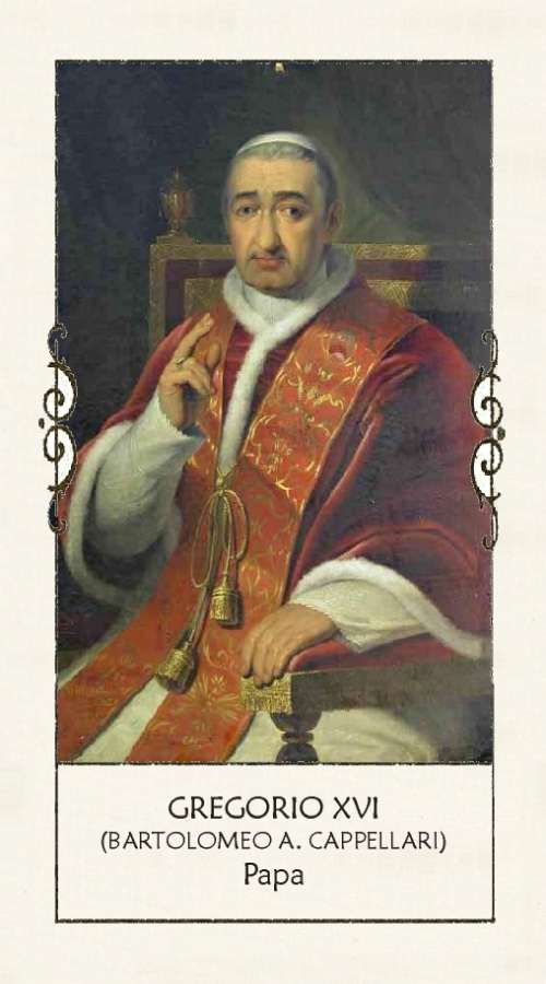  Gregorio XVI (Bartolomeo Alberto Cappellari)