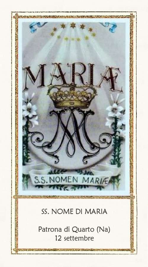  Santissimo Nome di  Maria