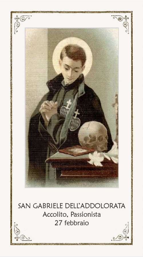 San Gabriele dell'Addolorata (Francesco Possenti) 