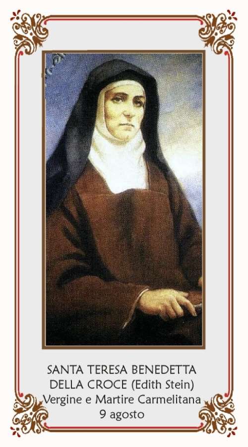 Santa Teresa Benedetta della Croce (Edith Stein) 