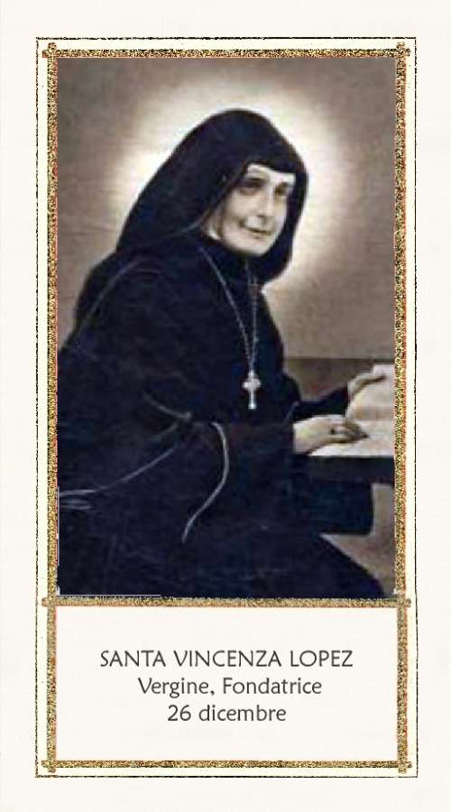 Santa Vincenza Maria Lopez y Vicuna